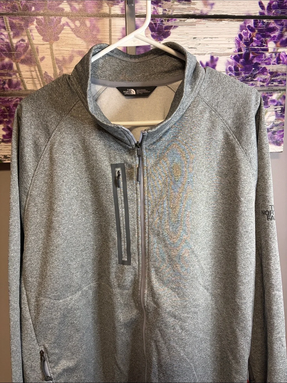 The North Face Canyon Flats Men’s Heather Gray Full Zip-Up Jacket NWT